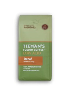 Tieman's Fusion Coffee Review: Low Acid Decaf Ground Blend