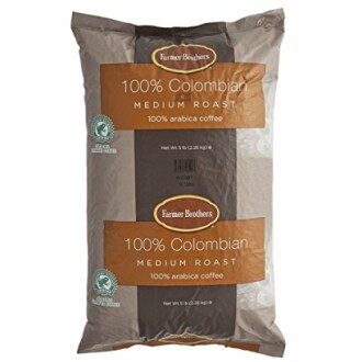 Farmer Brothers Coffee - Whole Bean Medium Roast 100% Colombian 5 Lb Bag (Bulk 6 Pack) Review